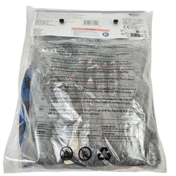 Spooktacular Creations Child Werewolf Costume L 10-12 Yrs With Top Hood Gloves - Picture 6 of 9